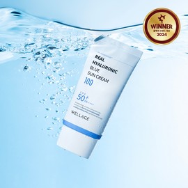 WELLAGE Real Hyaluronic Blue Sun Cream 50ml - WELLAGE Real Hyaluronic Blue Sun Cream 50ml