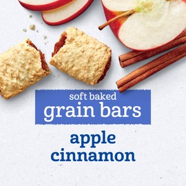 Gerber Soft Baked Grain Bars, Apple Cinnamon, 8 Individually Wrapped Bars/Box (Pack of 2)