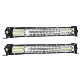 SAN YOUNG Barra de luz LED ámbar delgada, 7 pulgadas, 12-60 V, 60 W 6000 lm, para todoterreno ATV UTV, RV                                             