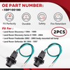 Svicari Front Bumper Lamp Bulb Socket with Wire Harness Fit