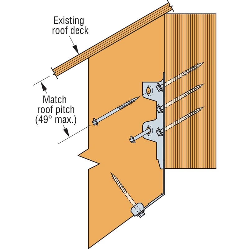Simpson Strong-Tie LRU212Z - LRUZ Face-Mount Rafter Hanger - Adjustable