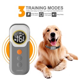 Aikko Dog Shock Collar 2 Dogs with Remote - 2400 Ft Waterproof Training Collar for Dogs Large Medium Small with 3 Modes, Beep Vibration Safe Shock, IP67 Waterproof Electric Collar for Dogs