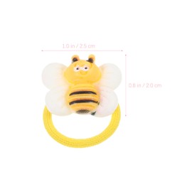 HANABASS 10pcs Bee Elastic Small Dog Hair Bows, Rubber Band Pet Hairbands Dog Hair Ties Small Dog Accessories Dog Hair Ties for Puppy No Damage for Yorkies, Poodles, Pomeranians, Bichons