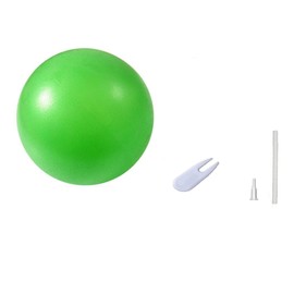 LORJE Small Exercise Ball, Yoga Ball，Mini Pilates Ball, 9 Inch Small Workout Ball,Mini Bender Ball, Pilates, Yoga, Workout, Bender, Core Training Workout Fitness Physical Therapy (GREEN)
