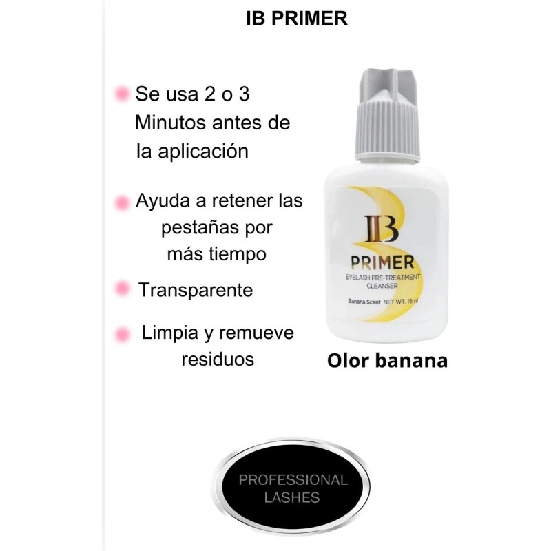 Sellador Ib Super Bonder + Primer Ib Transparente