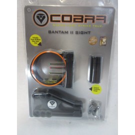 Cobra Archery Bantam 2  3-Pin Sight right or left hand .039" Black C-617BLK