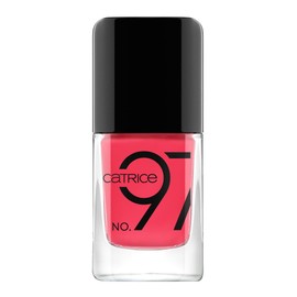 Catrice ICONAILS Gel Lacquer, Gellack, Nagellack, Nr. 97 Thank You Really Mochi, rot, langanhaltend, glänzend, ohne Aceton, vegan, Mikroplastik Partikel frei (10,5ml)