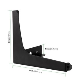 HAKZEON 12 PCS 6 Inches Height Triangle Furniture Legs, Modern Triangle Furniture Sofa Feet, Triangle Metal Furniture Feet for Cabinet Table Cupboard Sofa Chair, Black