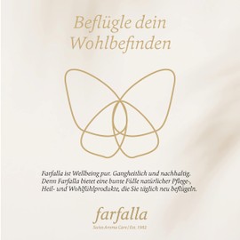 farfalla Waldzauber NaTrue Shower Gel 100% Certified Natural Cosmetics with Essential Oils 200 ml