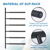 Surfboard Wall Mount - Vertical 4/6 Arms Storage with Rubber