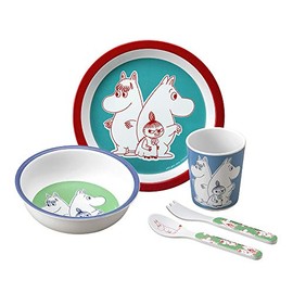 Moomin PTJ060154 Melamine Gift Set, Moomin 5 Piece Set