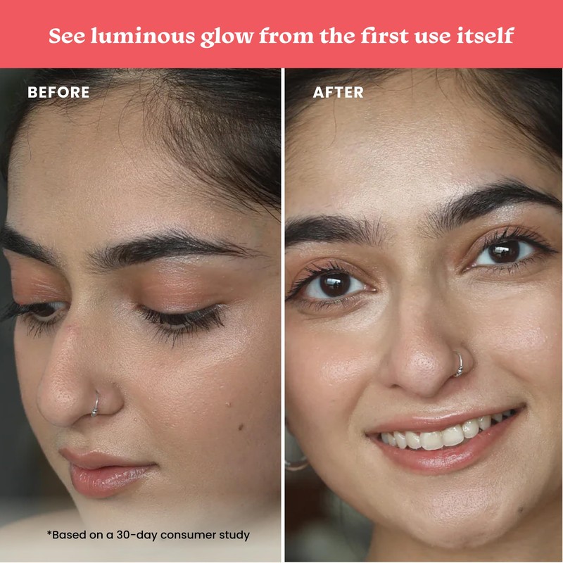 Foxtale Vitamin C Super Glow Moisturizer with Niacinamide & Peptides,
