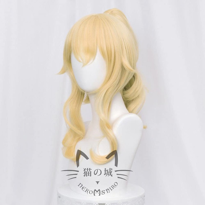 Genshin Jin Cosplay Wig, Anime, Heat Resistant, Costume Accessory, Parties,