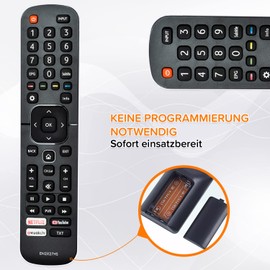 Dakana Ersatz Fernbedienung für Hisense EN2X27HS Receiver Fernseher TV Remote Control vorkonfiguriert und sofort einsatzbereit
