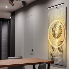 Ciata Picture Light, Picture Frame Light, 14-Inches Integrated LED Art Light, 3000K, 4 Watt (40W Eqv) Metal Picture Lights for Wall, Artwork Light with in-line On/Off Switch in Oil Rubbed Bronze