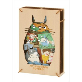ENSKY PT-WL12 My Neighbor Totoro Paper Theater Wood Style