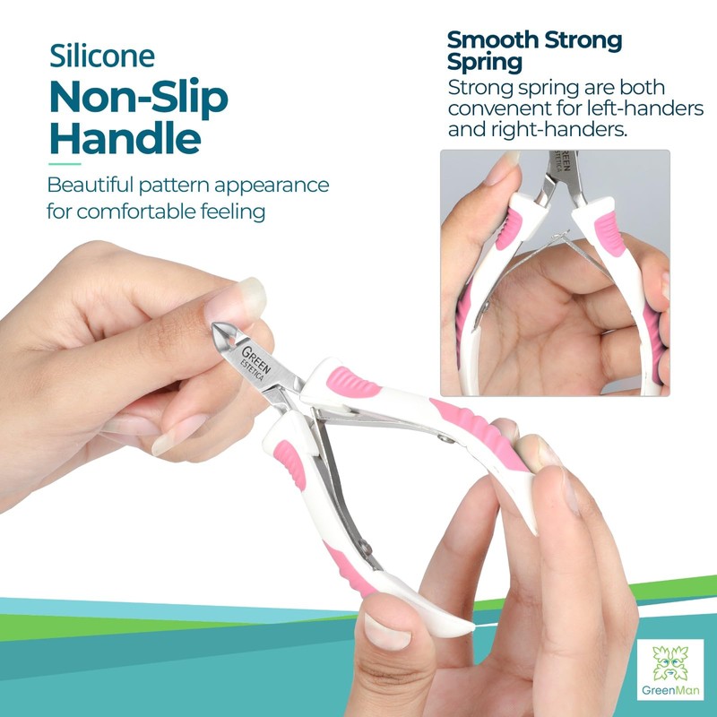 Premium Cuticle Trimmer Stainless Steel Nipper – Sharp Blades with