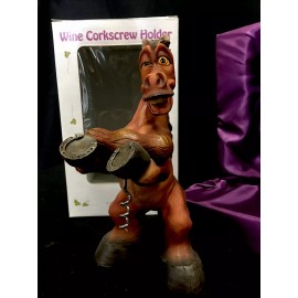 Direct Connection Horse Wine Corkscrew Holder 9" Eyeglasses Business Cards NIB NOS