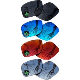 Raydi 4 Pairs Polycarbonate Replacement Lenses for Oakley Holbrook OO9102 Sunglasses, Polarized Lens, UV Protection