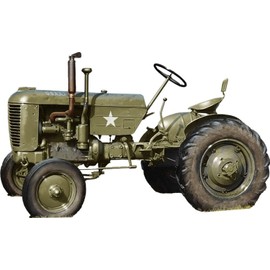 Thunder Model TB72001 1/72 American Case Military/Civil Tractor, Set of 2, Includes VAI, Grounding Compression Roller, Plastic Model Assembly Kit