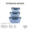 OrionMart Food Storage Containers with Lids Rectangular Plastic Lunch Boxes