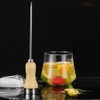 Fireboomoon 3 Pack Stainless Steel Ice Pick with Safety Wooden