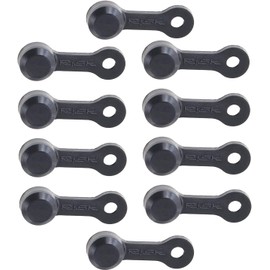 Pack of 10 Black Bicycle Brake Bleeder Rubber Caps Dust Protection Brake Bleeder Nipple Cap for Cars and Motorcycles - Black Brake Systems Brakes