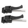 1Pair Black Badminton Stringing Clamp Tennis Flying Clamp Recket Starting