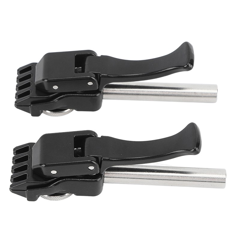 1Pair Black Badminton Stringing Clamp Tennis Flying Clamp Recket Starting