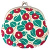 Kyosuu Yumeji Coin Purse Coin Case, Made in Japan, Camellia,