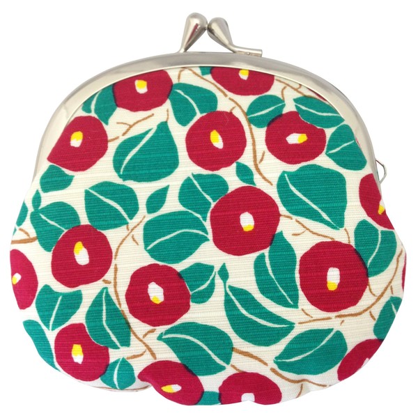 Kyosuu Yumeji Coin Purse Coin Case, Made in Japan, Camellia,