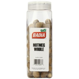 Badia Nutmeg Whole, 16 Ounce