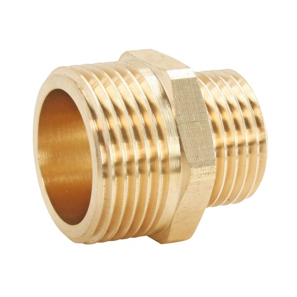 SOMATHERM FOR YOU Brass Threaded Coupling 1 inch, 3/4 inch