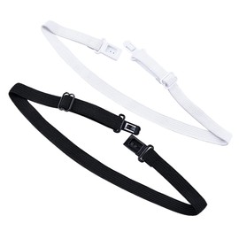 HugeDE 6 Pcs Adjustable Bow Tie Straps Neck Tie Extension Strap Bow Tie Extender Bands Lengthen the Bow Tie Strap for Uniform Suit