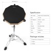 Horse Practice Drum Pad, 12 Inch Double Sided Exercise Drumming
