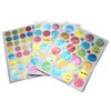 LJY Smiley Faces Stickers with 3 Different Designs, 30 Sheets