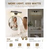 FEMILA Bathroom Light Fixtures Over Mirror, 5CCT LED Wall Light,