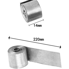 Fishing Soft Lead 5 Rolls Lead Leaf Roll Fishing Sinkers Weights Tackle Accessories Boards Weights Tackle Fishing Accessories for Wild Fishing Sea Fishing 0.6 mm