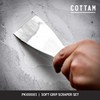 COTTAM Soft Grip Scraper Set (Pack of 3) - In