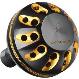 GOMEXUS 1.4 inches (35 mm) Power Reel Handle Knob for Daiwa Type S, Shimano Type A, 16 Certate 3012H, 17 Sahara 4000XG, Aluminum