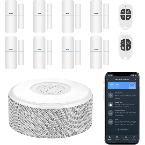 Unbranded Smart Home Alarm System Burglar Security Alarm Smart Life