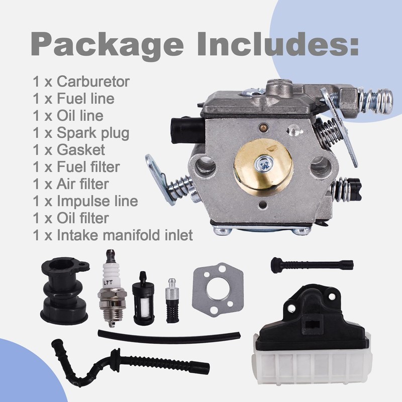 Carburetor Kit Fits for Stihl 021 023 025 MS170 MS210