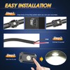 LED Dome Light, ROADOR UTV Interior Dome Light w/Switch 12V