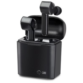 iLive Electronics Truly Wire-Free Bluetooth Earbuds, Sweatproof Design, Charging Case, Includes 3 Set of Ear Tips, Black (IAEBT300B)