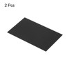 sourcing map 2 Pcs Carbon Fiber Sheet 125x75x1mm Glossy Surface