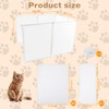 FHTONGE Extra Large Cat Litter Box Enclosure, Splash Guard and
