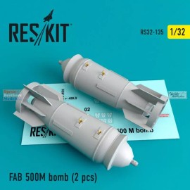 ResKit RESRS320135 1:32 ResKit FAB-500 M Bomb Set