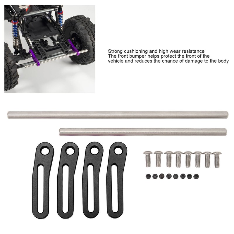 RC Car Metal Front Bumper Aluminum Alloy Front Bumper for