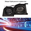 For MSI GS66 Cooling Fan 4pin Connector Aluminum Alloy Easy