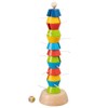 Goki 56752 Tugie Balance Tower Shapes and Colors, Multicoloured